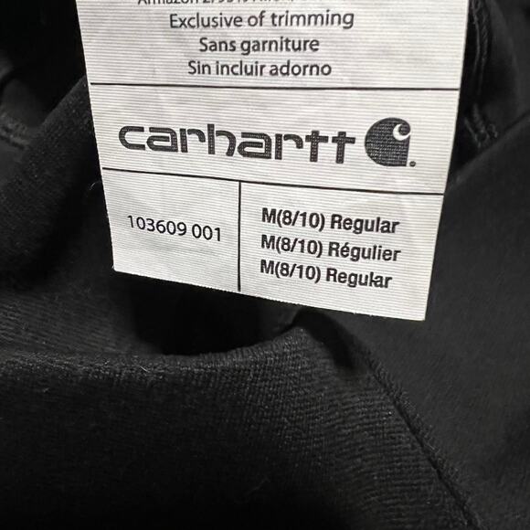Carhartt Pants Womens Medium Force Fitted Utility Leggings Black 103609 - Picture 8 of 12
